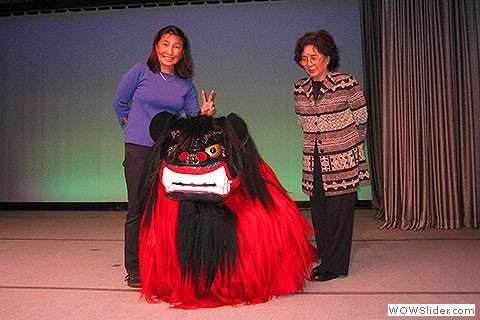 Mie, Okah-san, and Shisa