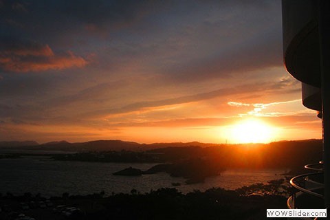 Sunset from Hotel Room